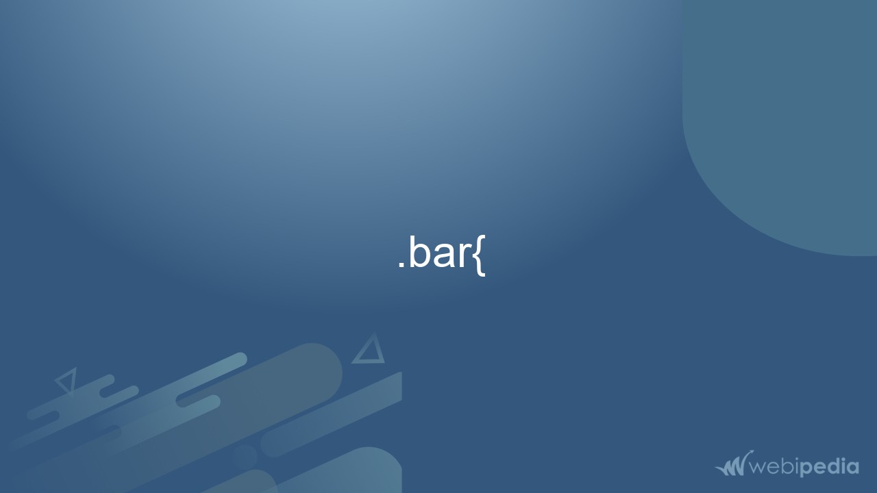 .bar{